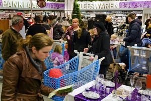Na kerst openen op nieuwjaarsdag ook ruim 400 supermarkten hun deuren.