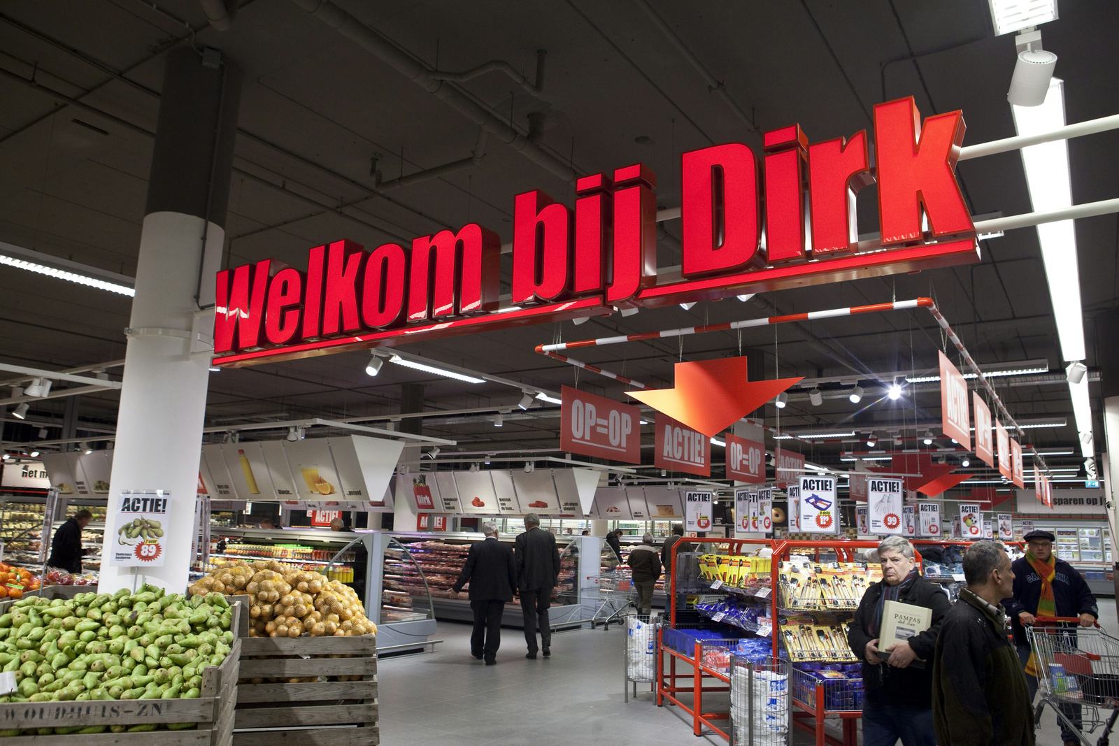 Contactloos betalen in alle winkels van Dirk