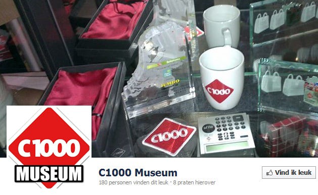 Facebookpagina C1000-museum