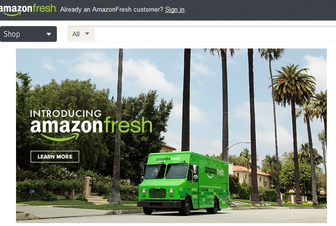 Amazon lanceert drive-in supermarkten