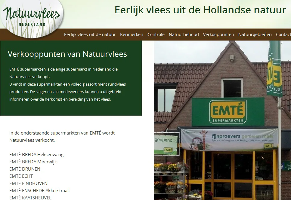 Website Natuurvlees