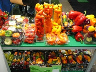 Jumbo 'wint' Mispaksel-prijs met bio-paprika