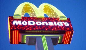 McDonalds schikt in halal-zaak