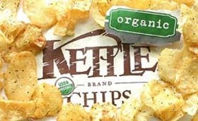 Kettle Chips staat in de etalage