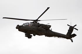 Apache vliegt op frituurvet
