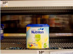 Nutrilon verkoop rechtstreeks naar China