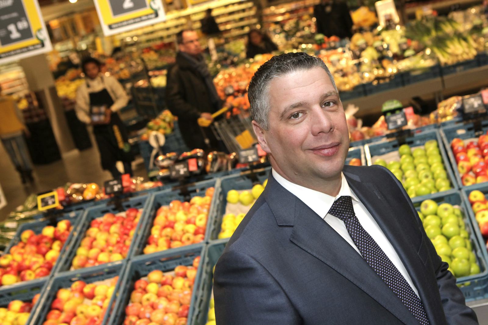 Anrico Maat, samen met Paul Papo eigenaar van 14 Jumbo's in Friesland en Groningen