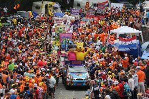 Tour: Haribo deelt 210.000 zakjes snoep uit