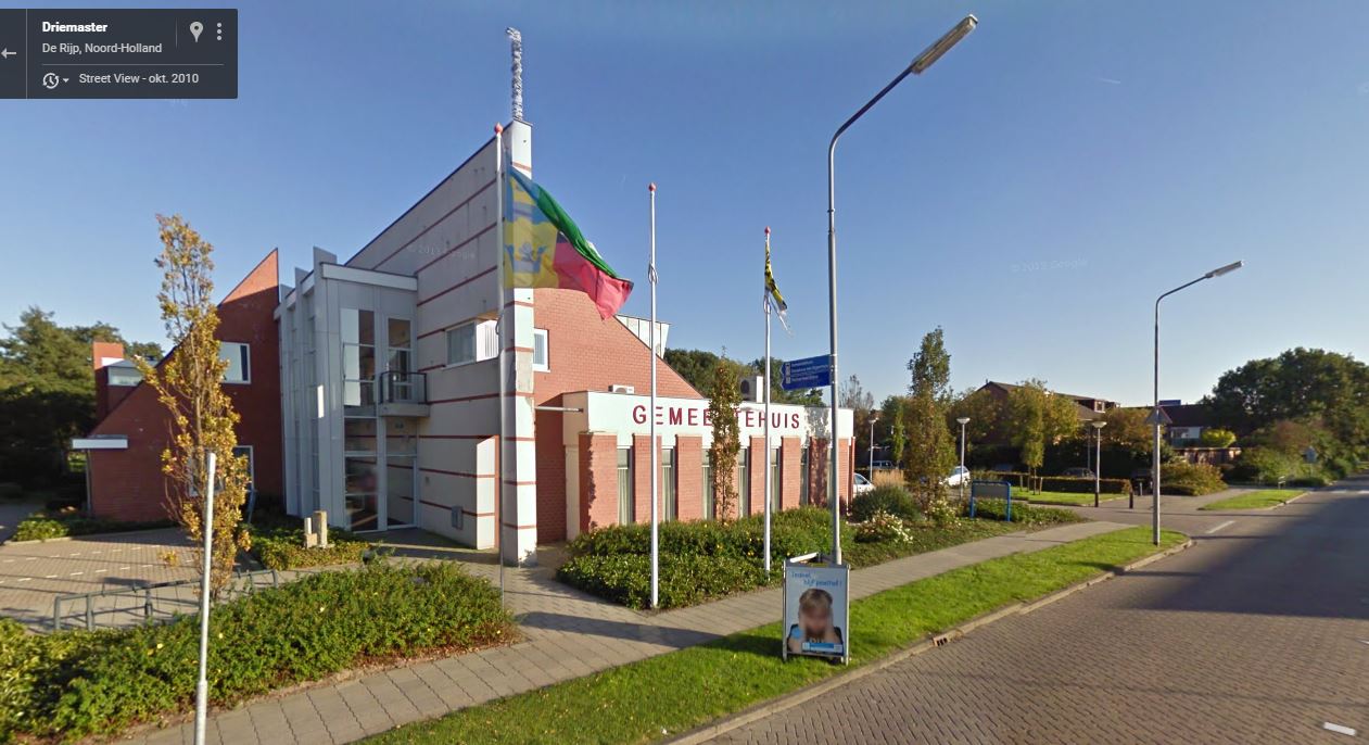 Voormalig gemeentehuis Graft-De Rijp. Google Streetview