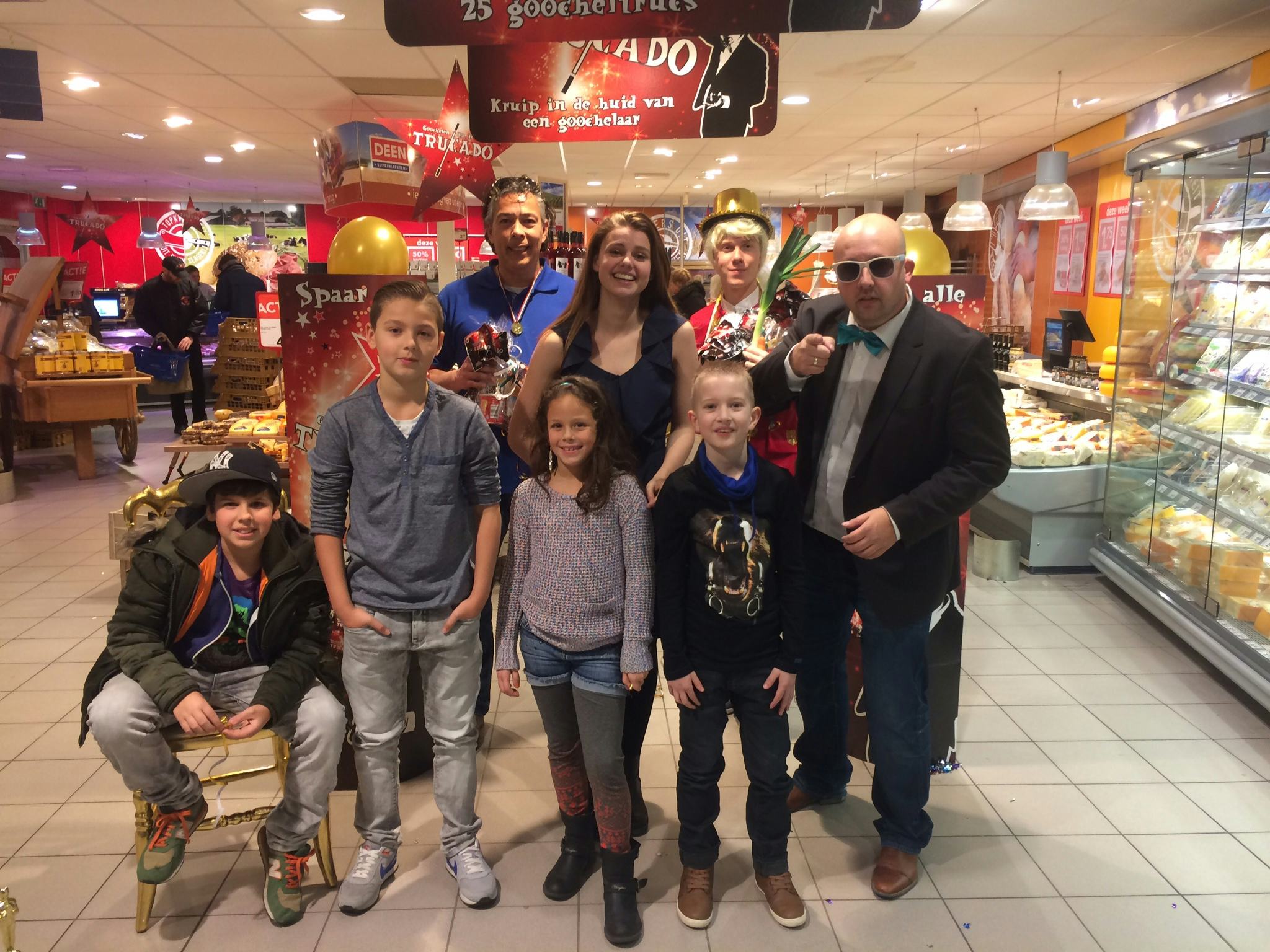 Deen Trucado-actie met goochelaar Roy van Rossum. Foto: Deen