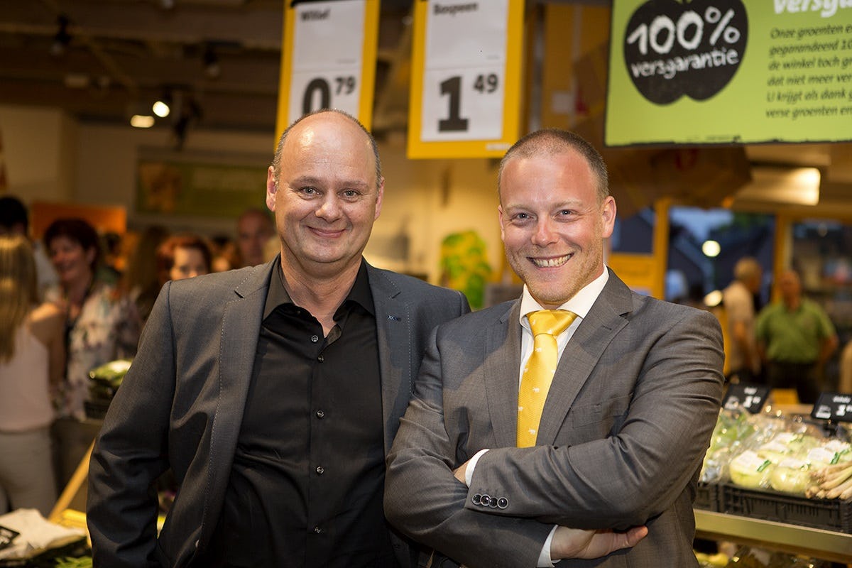 René Puts en Ralf Jansen, Jumbo-ondernemers in Stramproy.