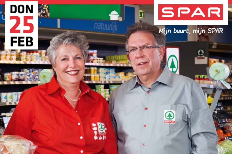 Ondernemersechtpaar Jan en Ina Klapmuts (persbericht Spar)
