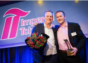 Jack Spaans (salesmanager Nederland) en Ronald van Bilsen (market manager 
Nederland) van Imperial Tobacco.