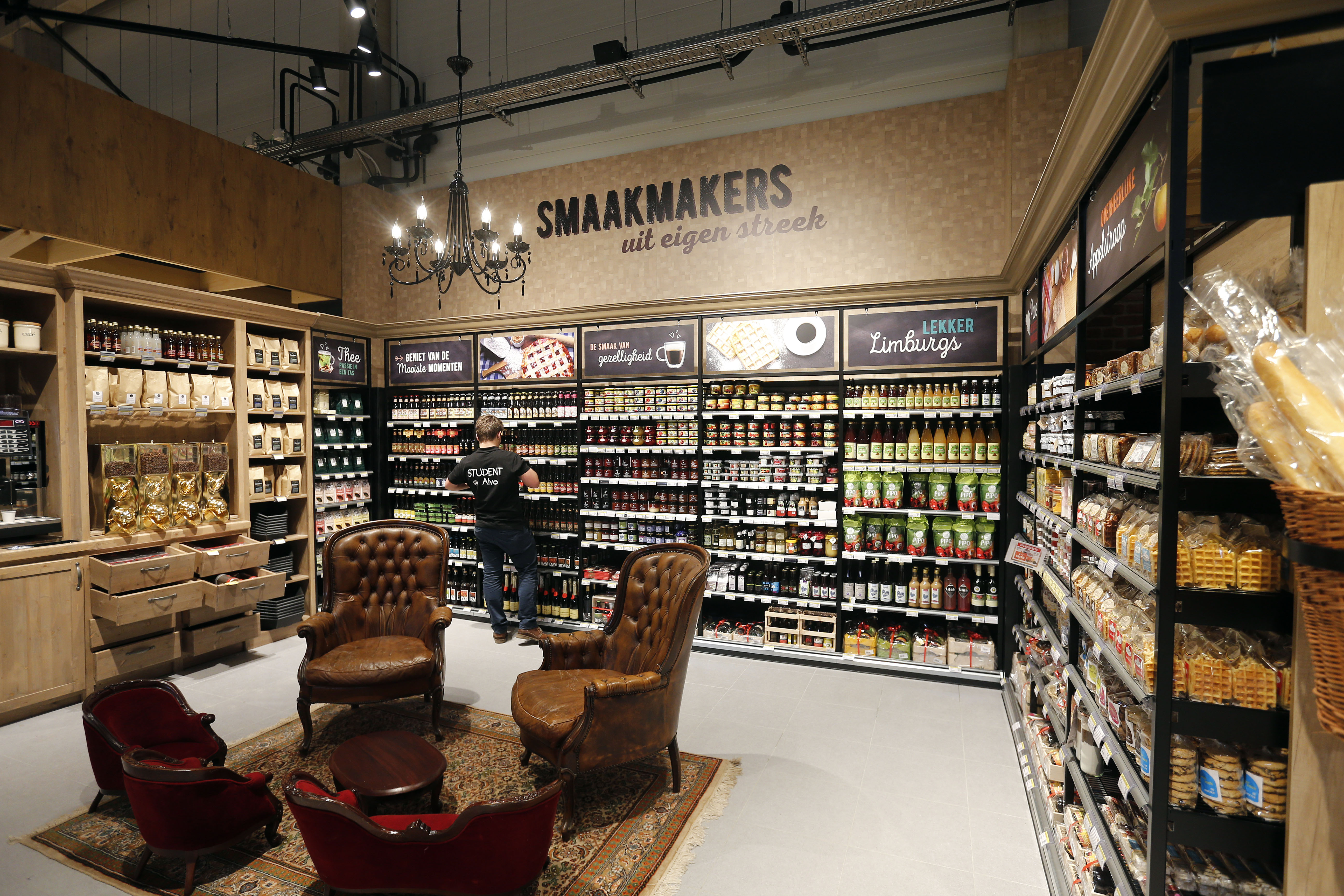 Alvo Neerpelt had onder meer een grote sortering lokaal assortiment. Foto: Bert Jansen.