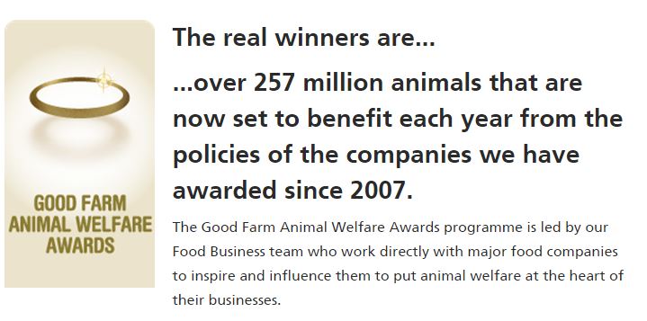 Dierenwelzijnsaward van CIWF voor Jumbo en Plukon.