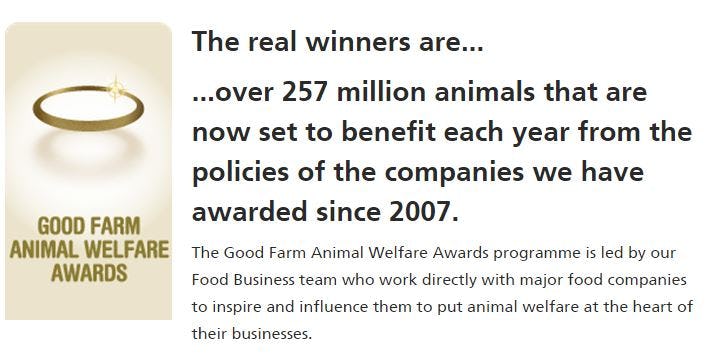 Dierenwelzijnsaward van CIWF voor Jumbo en Plukon.