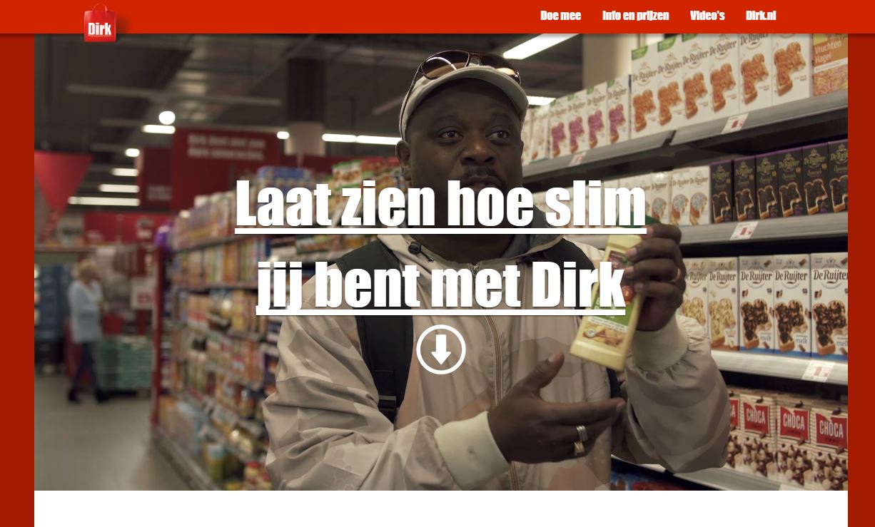 Dirk is met een video-actie op zoek naar de slimste klant