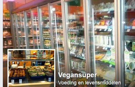 De Facebookpagina van de Vegansuper Groningen.