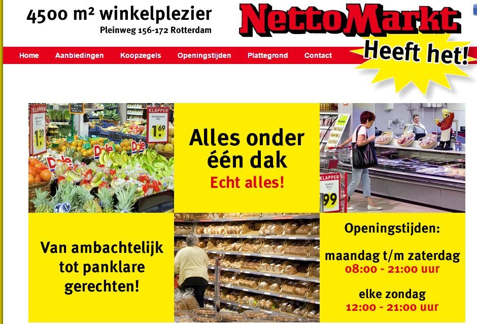 Top Tien: grootste supermarkten van Rotterdam