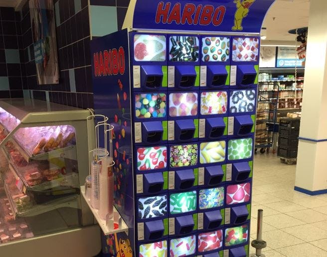 Hoogvliet lanceert Pick & Mix-automaat Haribo