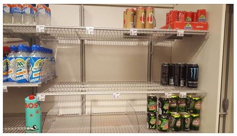 Monster energy uit schappen van AH. Foto: Facebook/René Schopmeijer