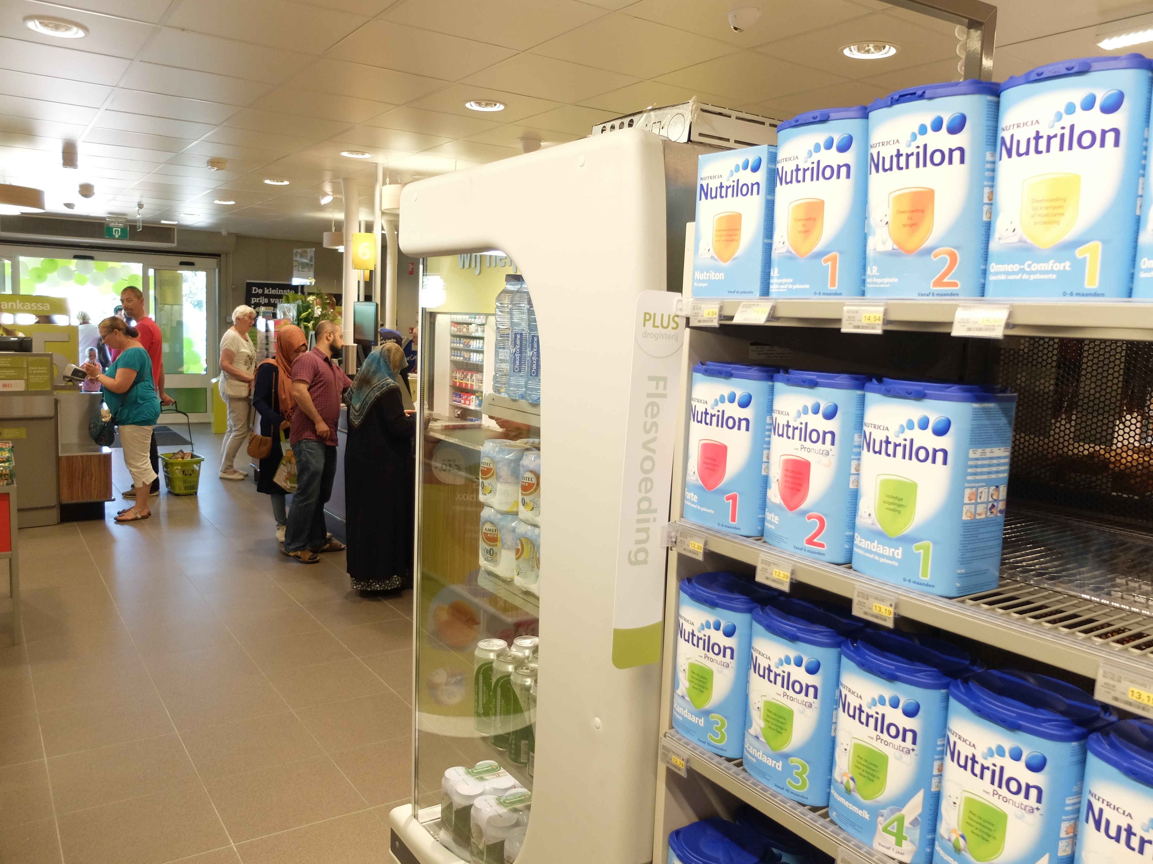 Met QR-codes  op de verpakking krijgen consumenten informatie  over de herkomst van Nutrilon.