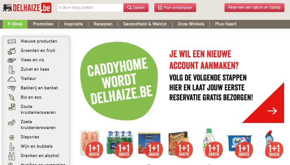 Delhaize gaat voortaan zelf thuisbezorgen