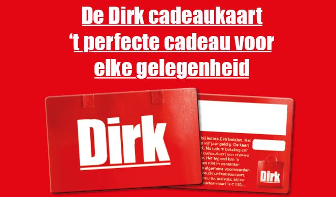 Dirk cadeaukaart