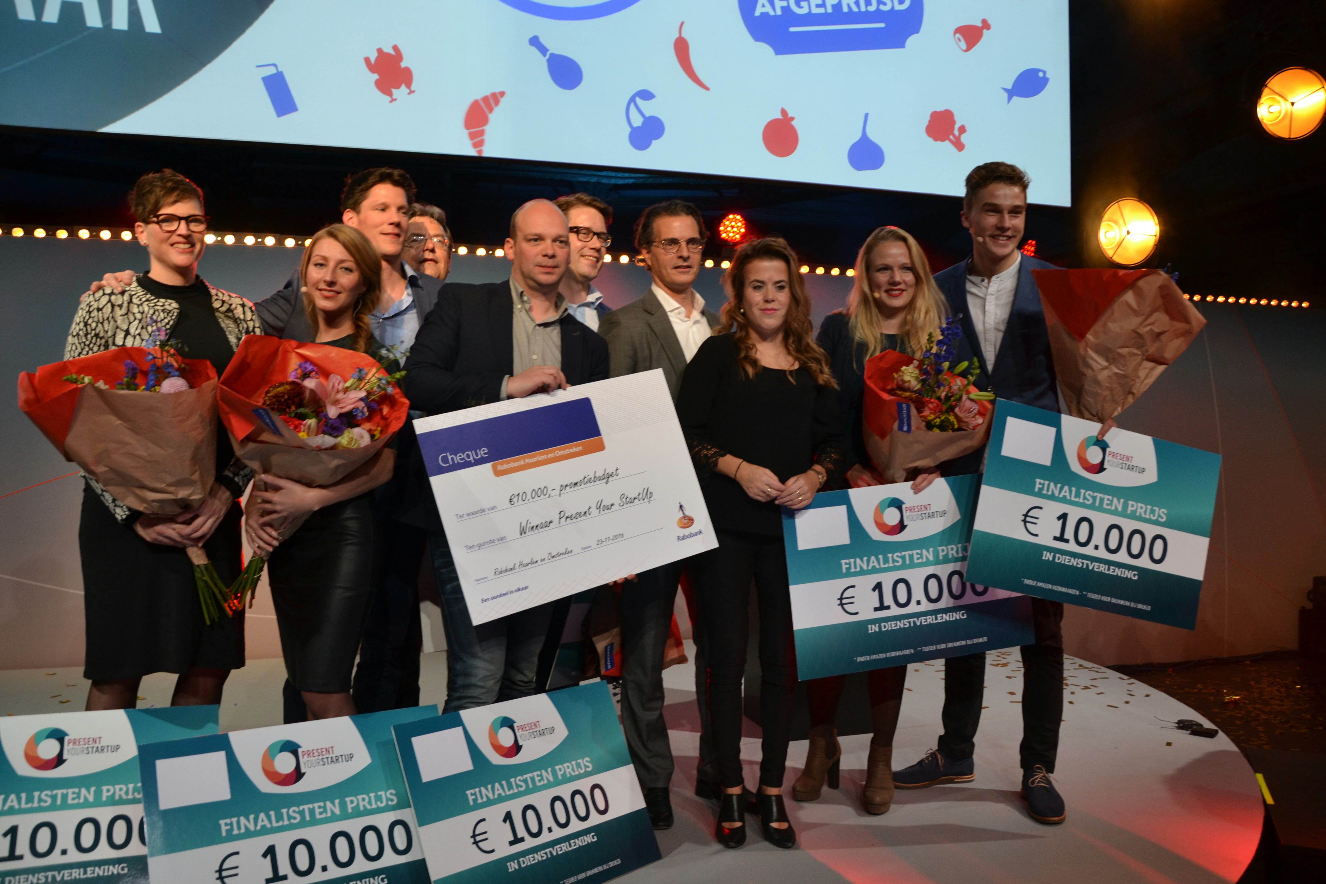 NoFoodWasted wint met app Afgeprijsd de wedstrijd Present Your Startup