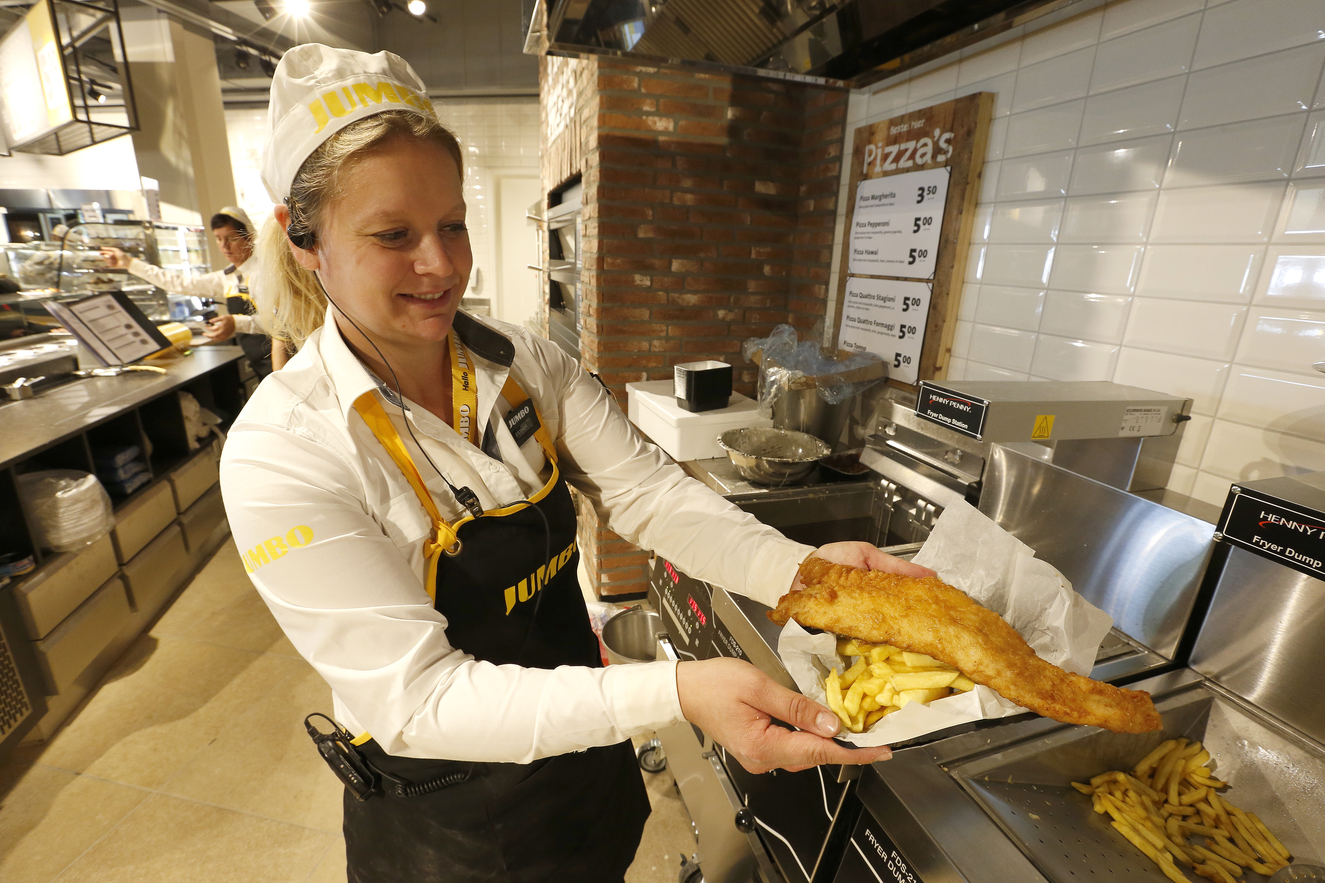 Jumbo breidt de formule nog steeds uit. Inmiddels wordt er ook friet gebakken.