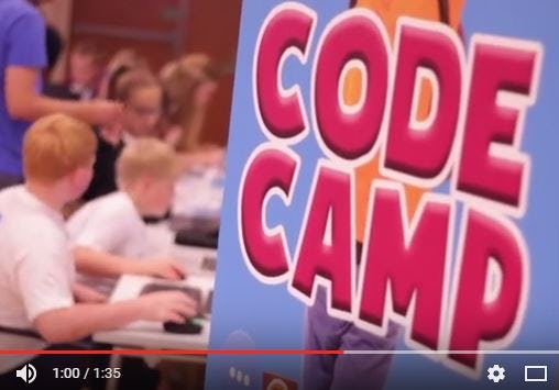 AH hield vorig jaar september een Code Camp voor kinderen van medewerkers.