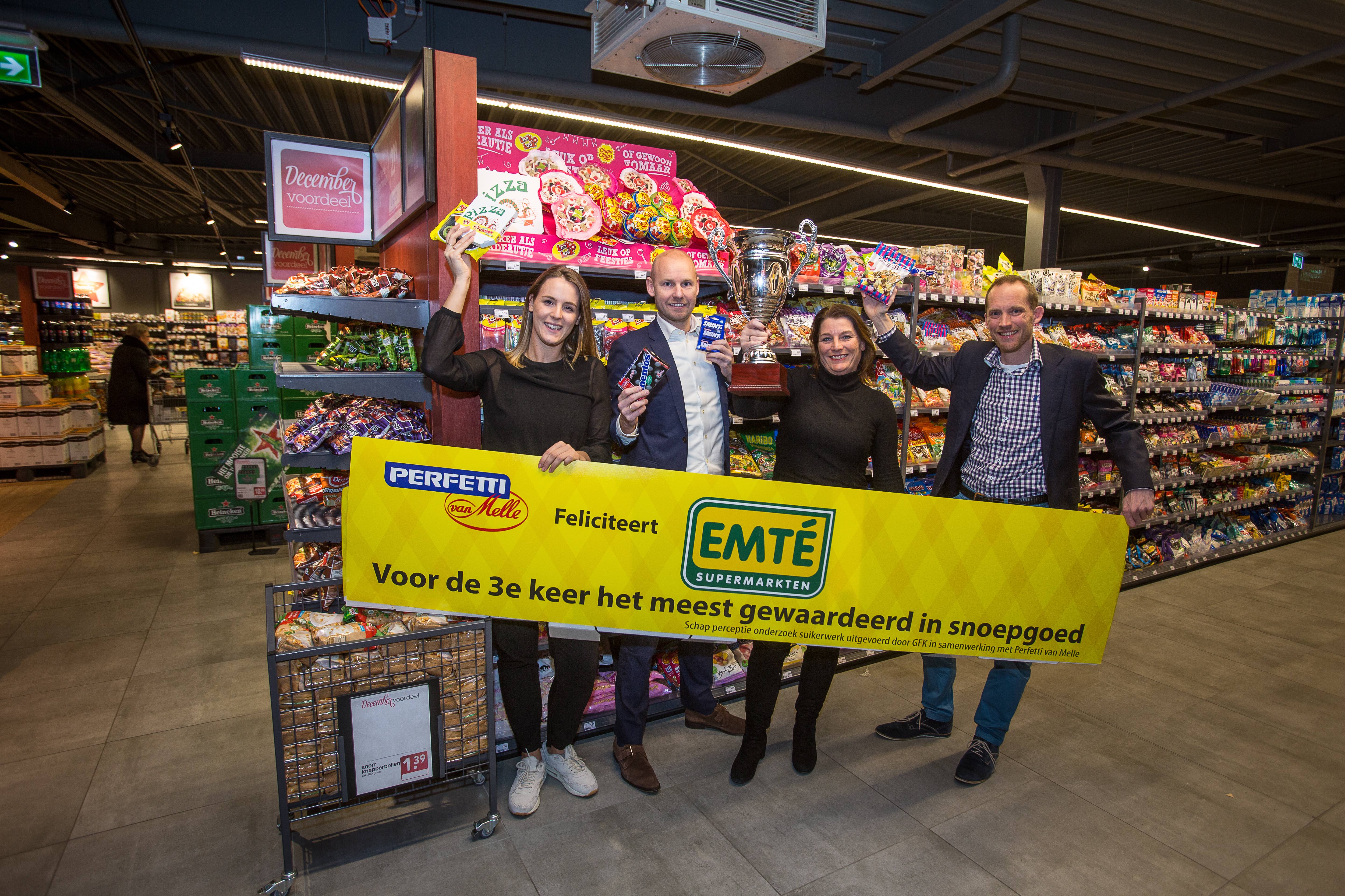 EMTÉ wint met de presentatie van suikerwerk.