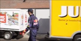 Een screenshot uit de inmiddels offline gehaalde video van Picnic.