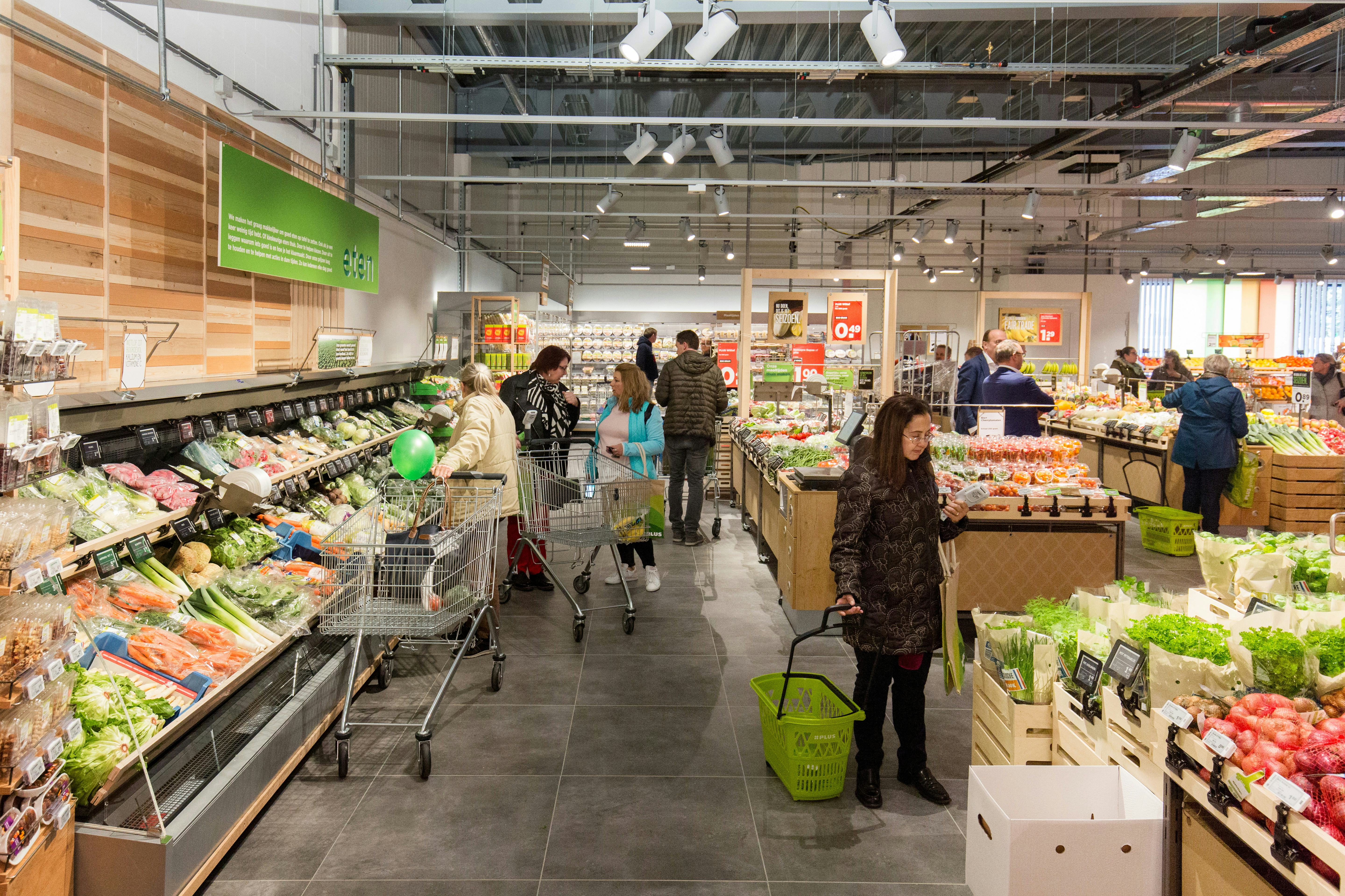 De grootste uitschieters zitten ook, bijna zonder uitzondering, bij Plus.