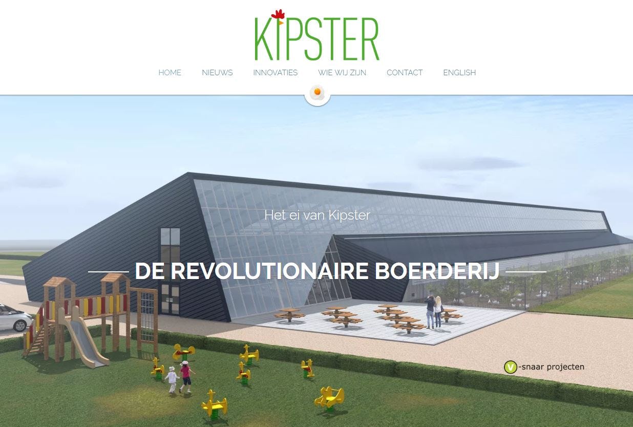 De website van Kipster.