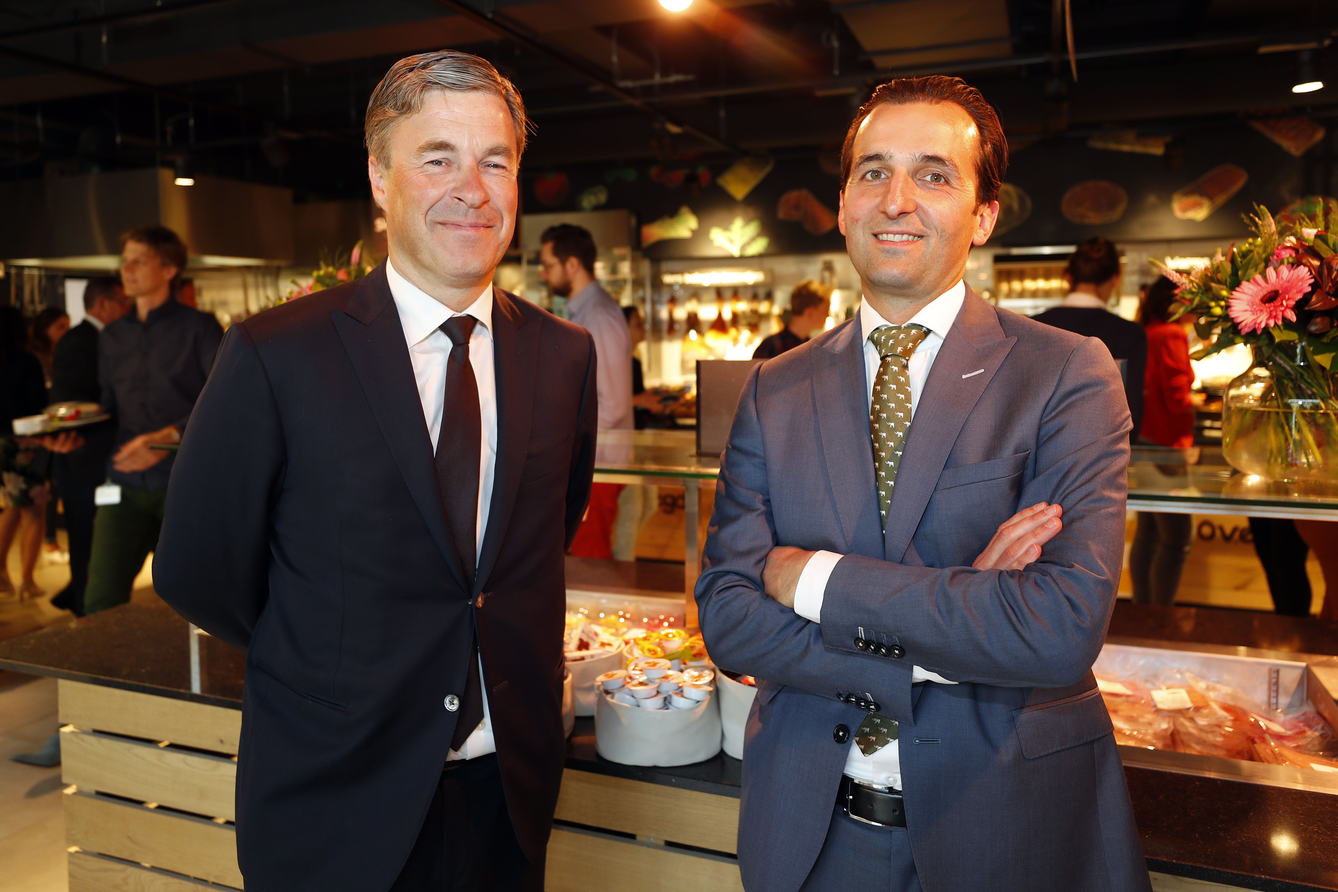 Bart van den Nieuwenhof (La Place) en Ralph Bertrand (Jumbo). Foto: Bert Jansen