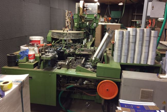 De illegale sigarettenfabriek in Utrecht. Foto: FIOD