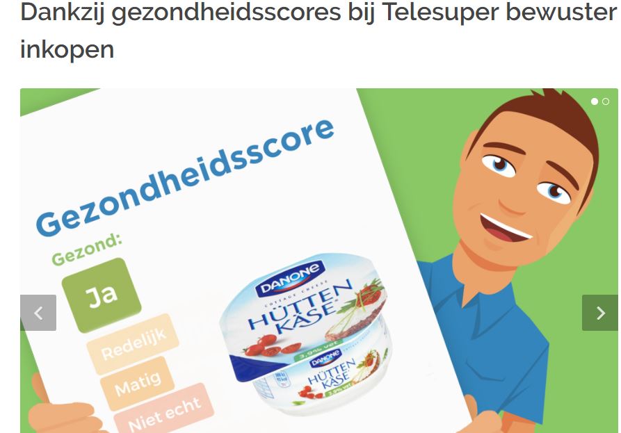 Telesuper maakt gezonde keuze makkelijker.