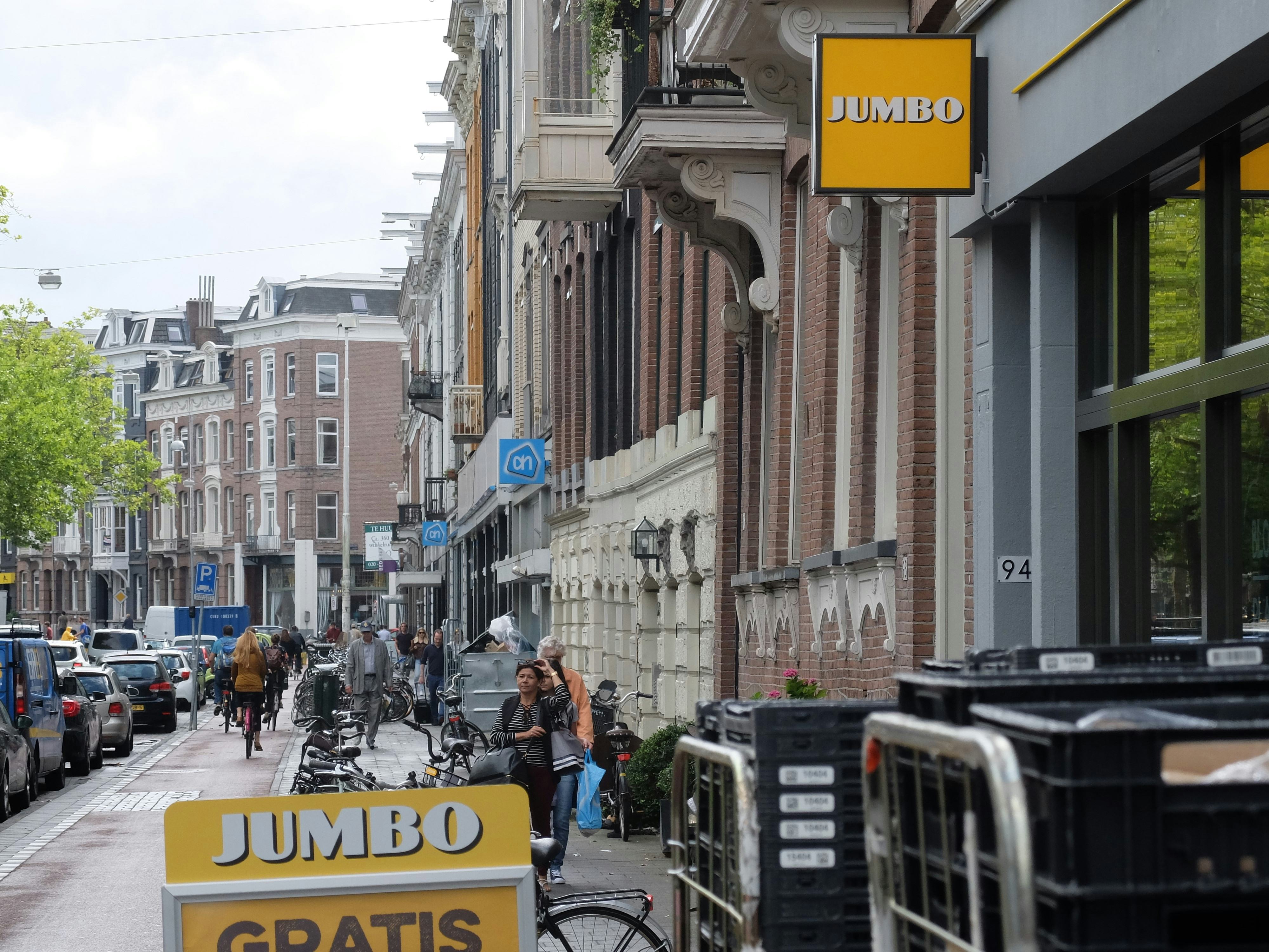 Jumbo en Albert Heijn concurreren lokaal steeds vaker door de groei van het aantal Jumbo-winkels.
