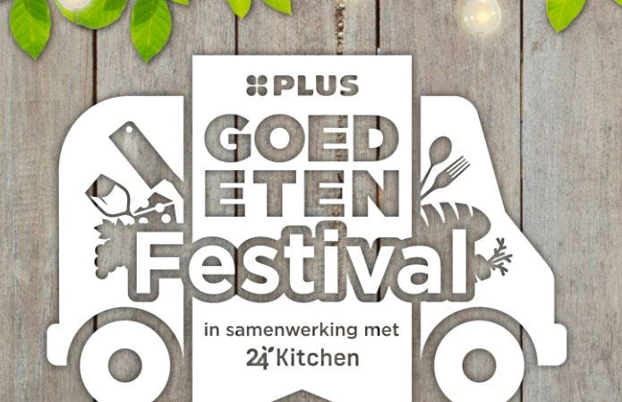 Plus en 24Kitchen houden Goed Eten Festival