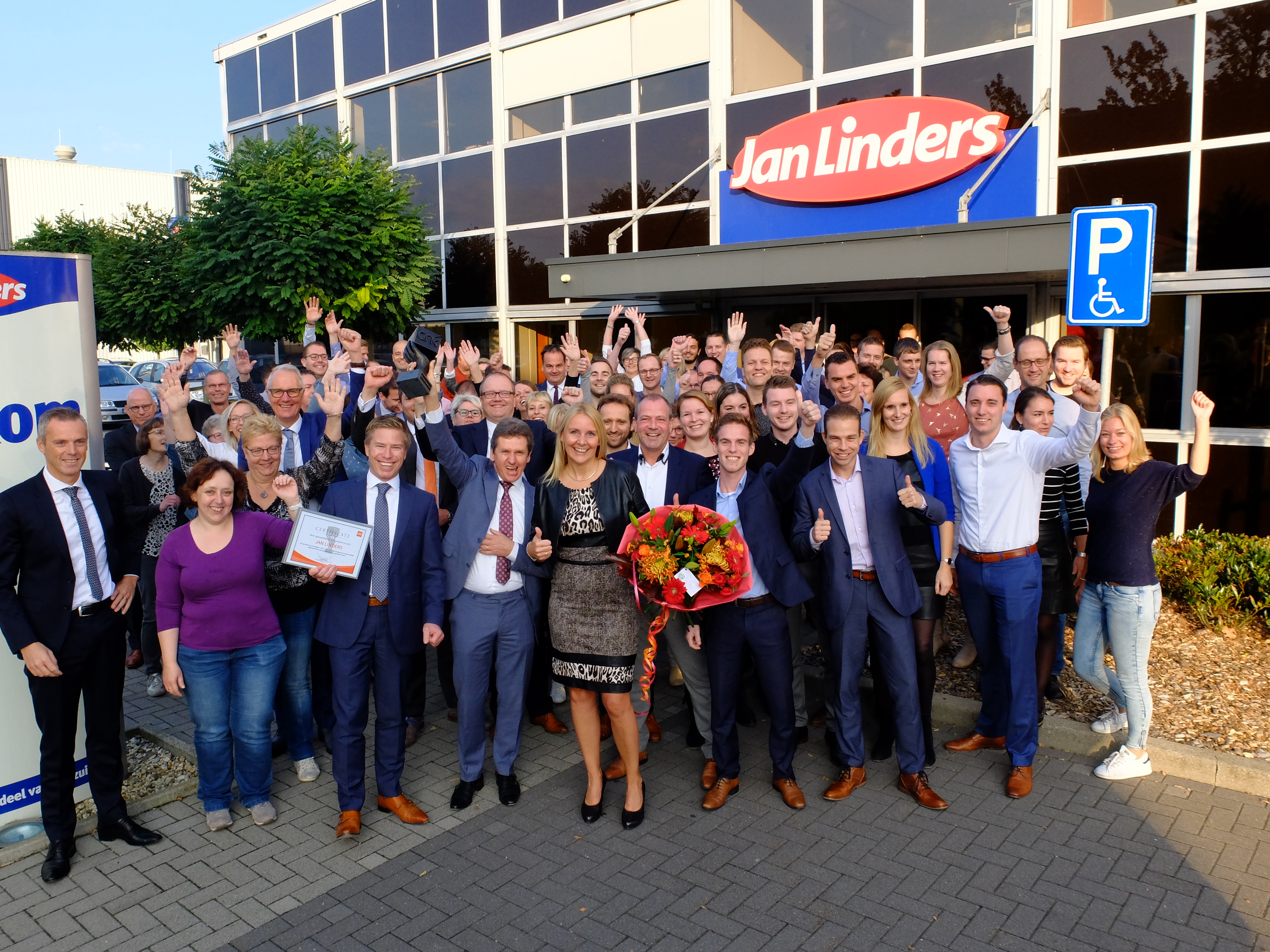 Het team van Jan Linders, winnaar van het GfK Formulerapport-vers