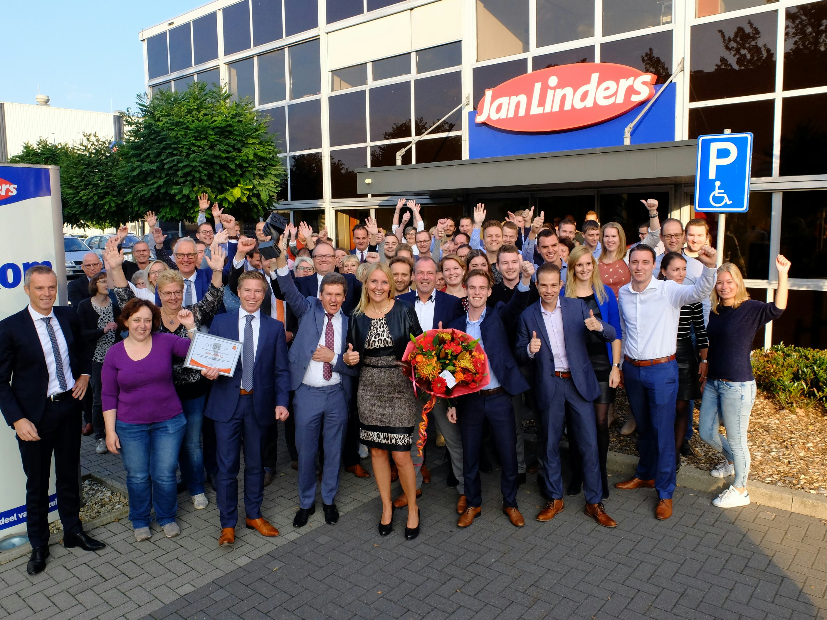 Het team van Jan Linders, winnaar van het GfK Formulerapport-vers