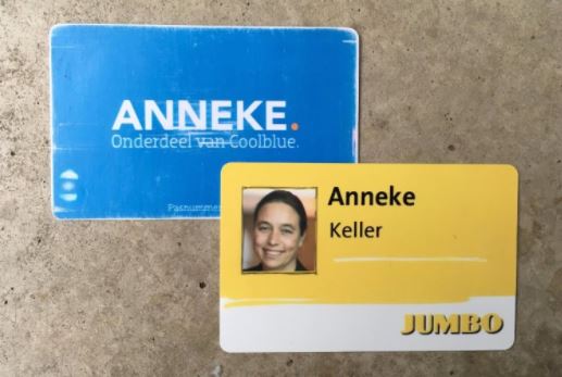 Anneke Keller maakte haar overstap met onder meer deze foto op Linkedin bekend.