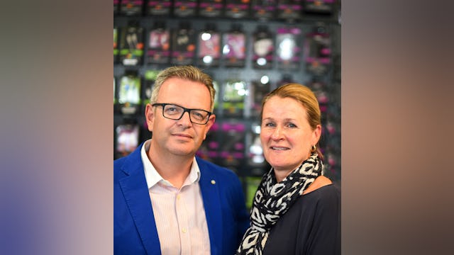 Salesmanager Remco Smit en Marketing Manager Brenda van Leeuwen.