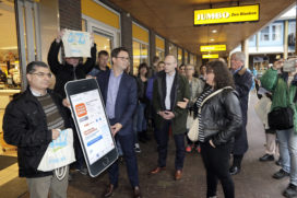 FNV voerde eerder actie bij Jumbo vanwege het afschaffen van de toeslagen.