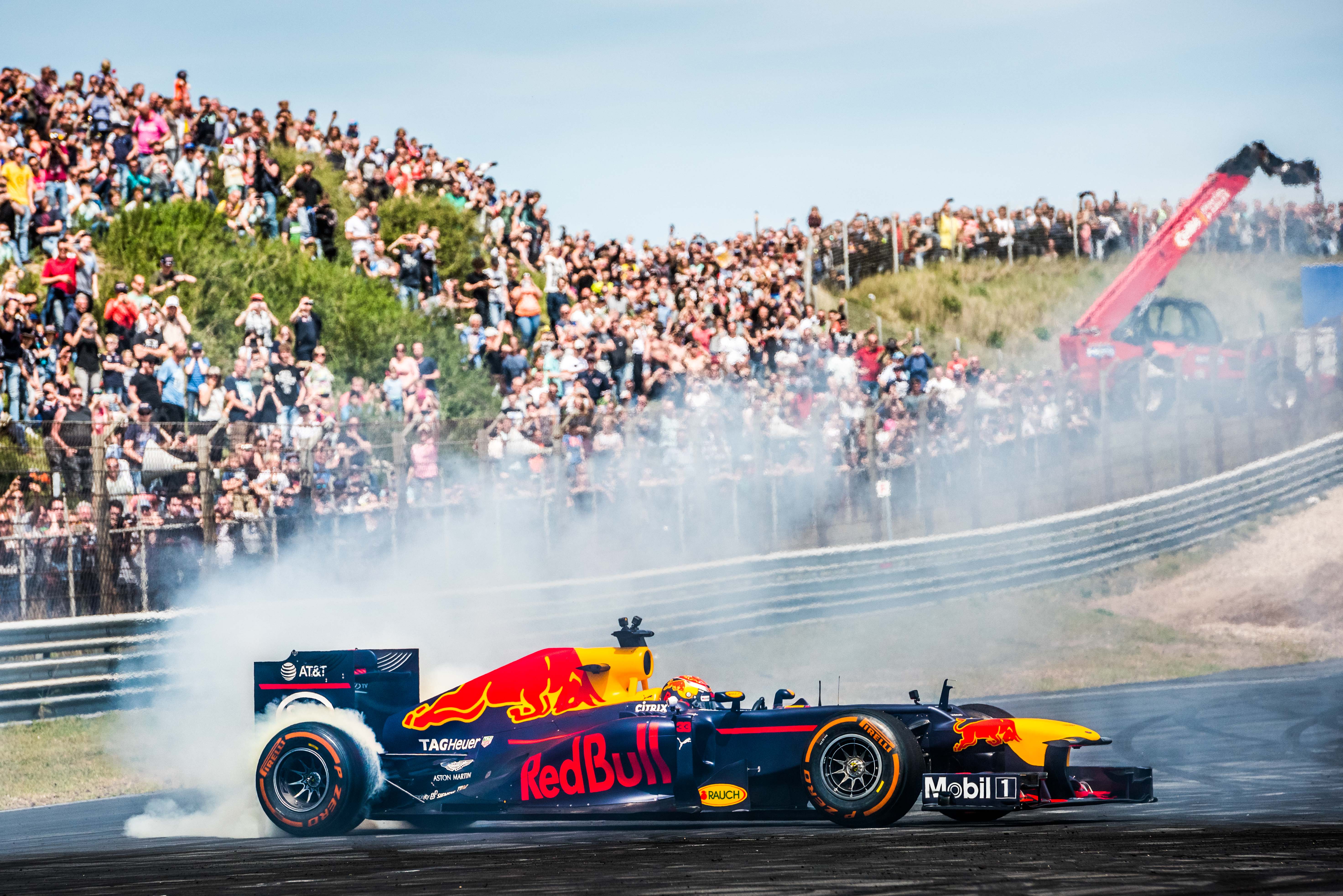 Max Verstappen in Zandvoort, 2018. Foto: Jumbo