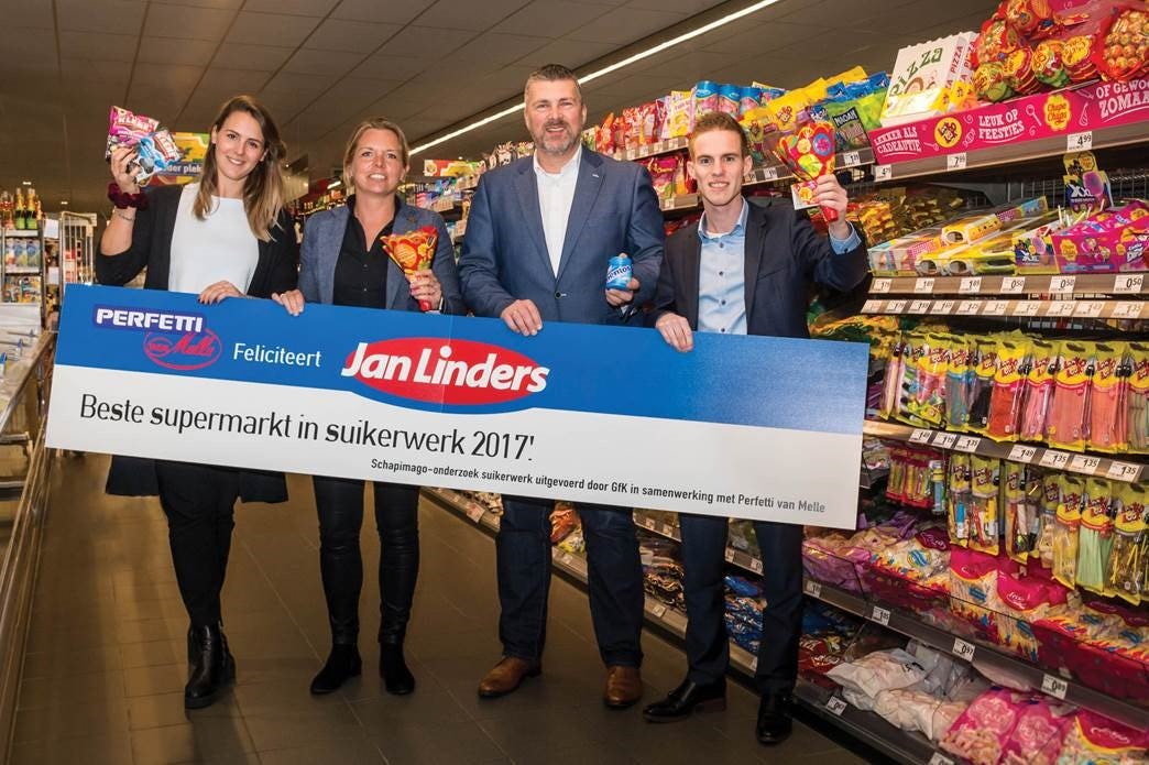 Suikerwerkschap Jan Linders op nr.1.