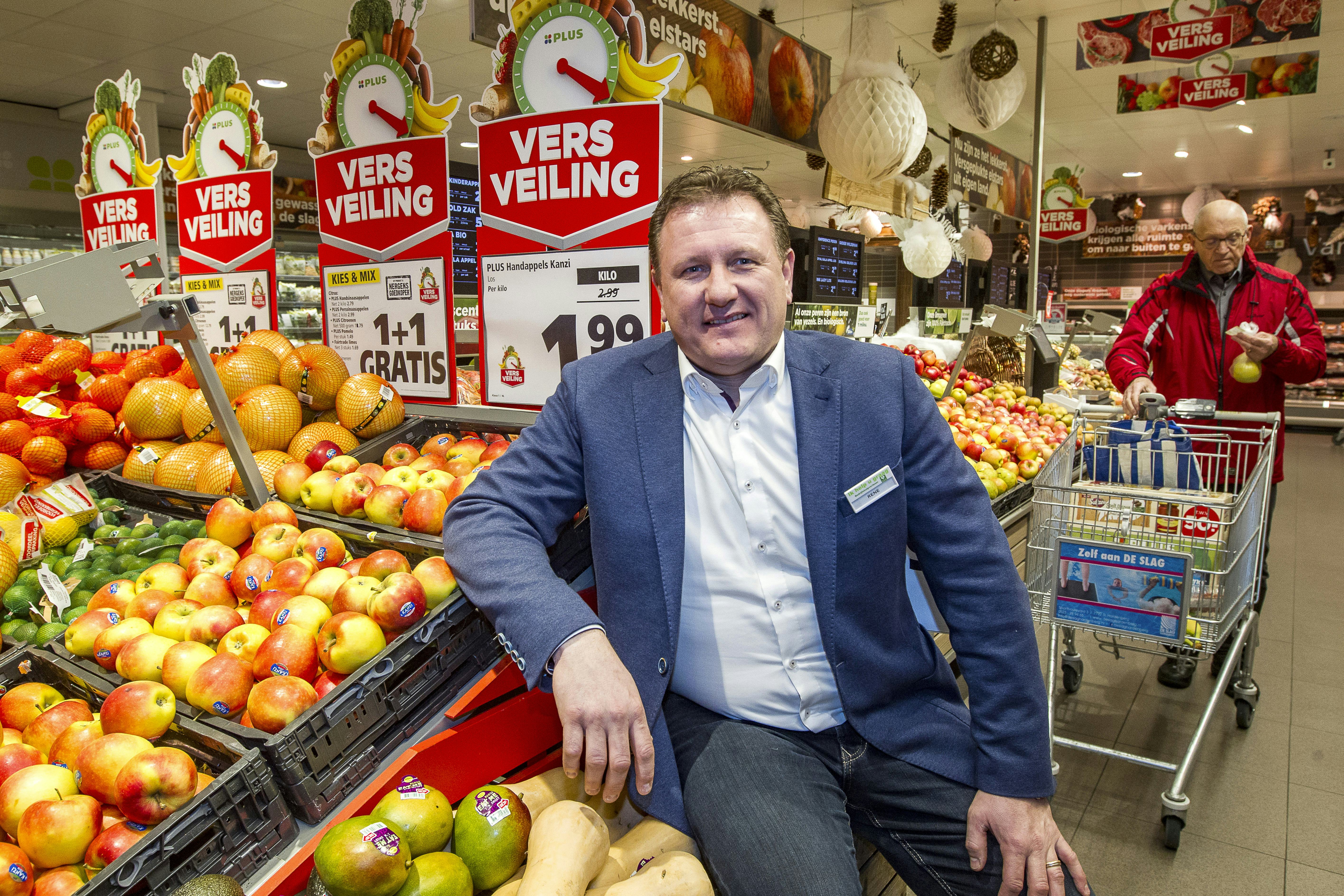 Plus-ondernemer René Alfring uit Hardenberg. Foto: Ronald Hissink.
