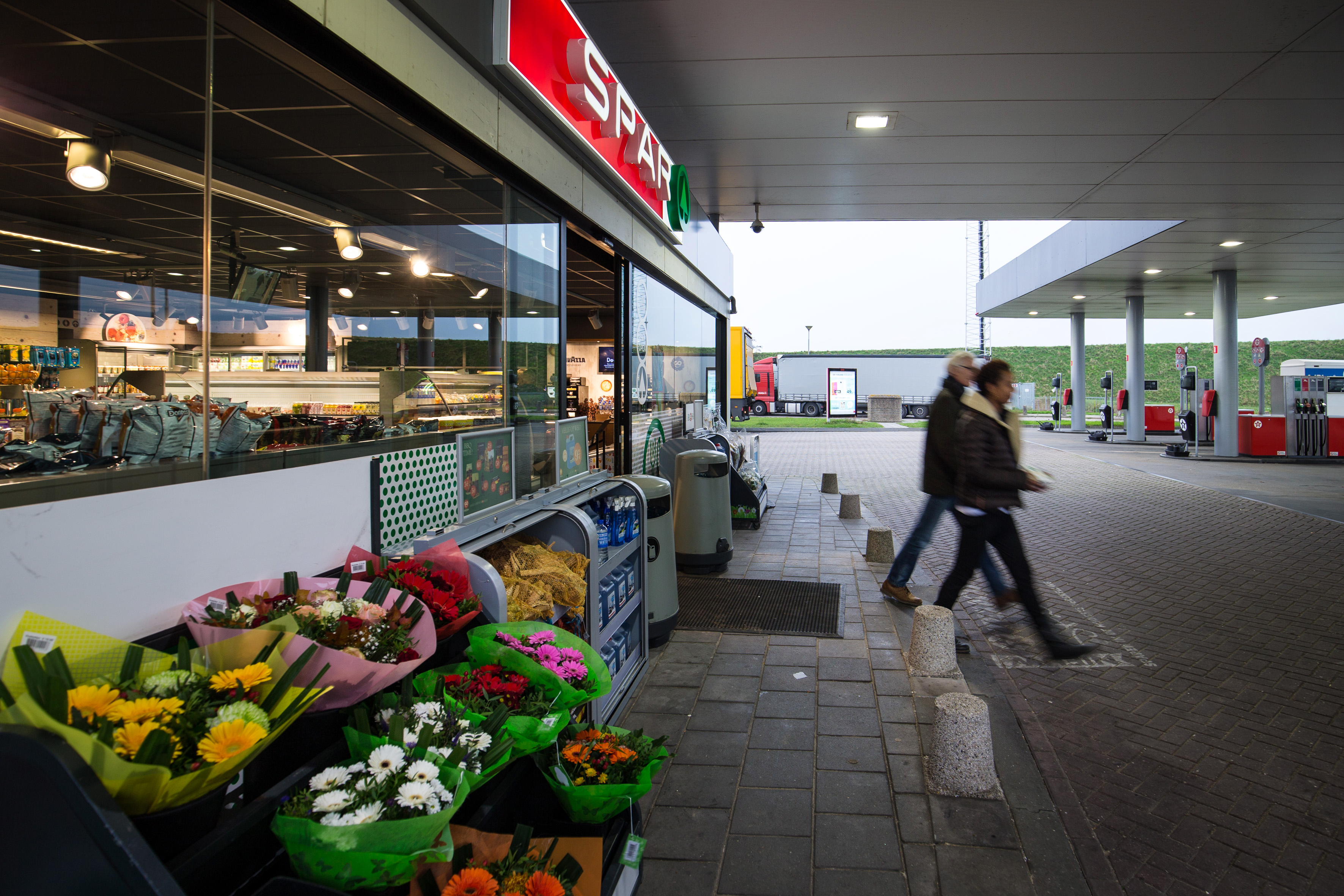 Spar Express langs de A9 in Heemskerk. Foto: Sebastiaan Rozendaal