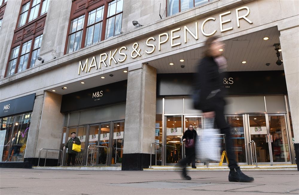 Forse winstdaling voor Marks & Spencer